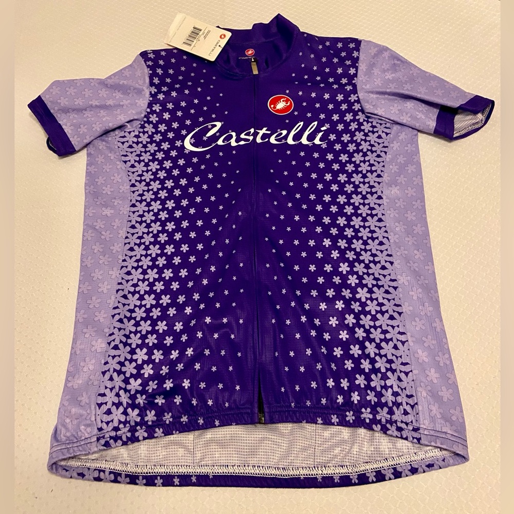 Castelli Women's Floral Purple Cycling Jersey